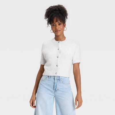 Women's Short Sleeve Button-Down Cardigan - Universal Thread™