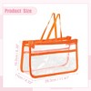 Unique Bargains EVA Zipper Clear Makeup Bags and Organizers 1 Pc - 2 of 4