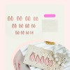 LOVELAY CREATIONS French Tip Glossy Press-On Nails with Gold Line Design - 2 of 4