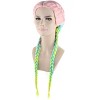 Womens Boxer Long Braid Wigs Colorful Hairpiece w/ Wig Cap for Cosplay Theme Party - 2 of 4