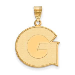 Black Bow Jewelry 14k Yellow Gold Georgetown Hoyas NCAA Large Pendant - 1 of 3