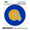 Albany State University Primary Logo Automotive Car Window Locker Circle Bumper Sticker - 3 of 4