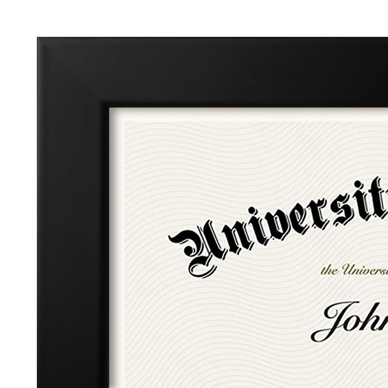 Americanflat Diploma Frame with tempered shatter-resistant glass - Available in a variety of sizes and styles, 3 of 5
