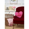 C&F Home 15" x 17" Valentine's Day "BE MINE" Heart Shaped Hooked Accent Throw Pillow - 3 of 3