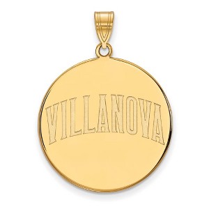 Black Bow Jewelry 10k Yellow Gold Villanova Wildcats NCAA Extra Large Pendant - 1 of 3