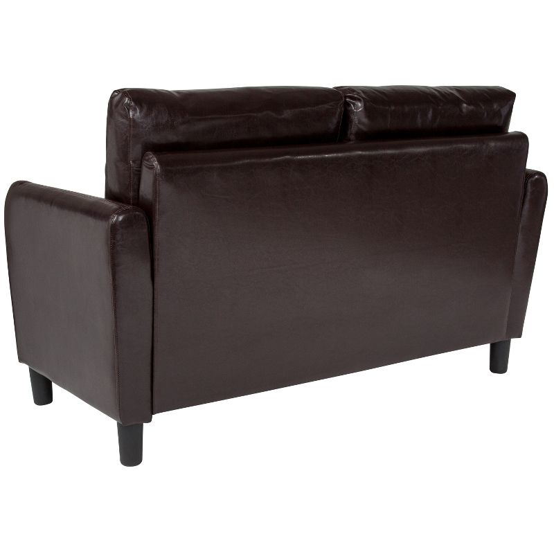 Emma and Oliver Living Room Loveseat Couch with Rounded Arms, 3 of 6
