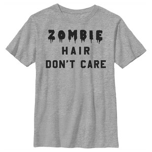 Boy's Lost Gods Halloween Zombie Hair Don't Care T-Shirt - 1 of 4