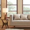 24.5" Tate (Includes LED Light Bulb) Table Lamp Ivory:Modern with White Drum Shade - 4 of 4