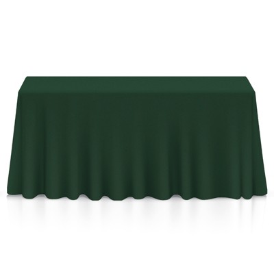 Lann's Linens Polyester Fabric Tablecloth For Wedding, Banquet, Restaurant  - 90 X 132 Inch Rectangular - Black : Target