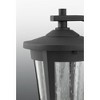 Progress Lighting East Haven 1-Light Outdoor Wall Lantern, Black, Seeded Glass Shade - 3 of 3