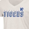 NCAA Memphis Tigers Women's Oatmeal V-Neck T-Shirt - 3 of 3
