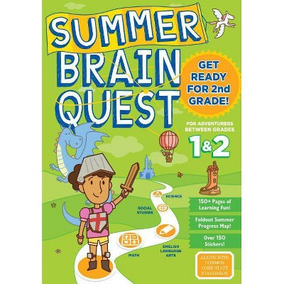 Summer Brain Quest : Between Grades 1 & 2 (Paperback) - by Megan Butler