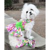 Doggie Design Pink Hawaiian Floral Dog Harness Dress with Matching Leash - 4 of 4