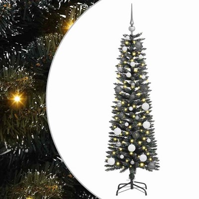 vidaXL Artificial Christmas Tree with 150 LEDs Green 43 x 43 x 150 cm