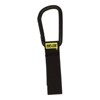 1" x 9" Rip-Tie CableCarrier with Black Carabiner 10 Pack Black - 2 of 4