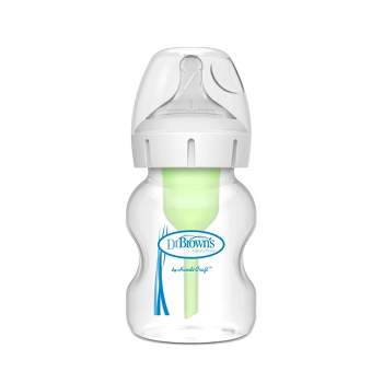 Dr. Brown's 5oz Anti-Colic Options+ Wide-Neck Baby Bottle with Level 1 Slow Flow Nipple - 0m+
