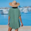Women's Breezy Beach Button-Down Beach Cover-Up Shirt Dress - Cupshe - 2 of 4