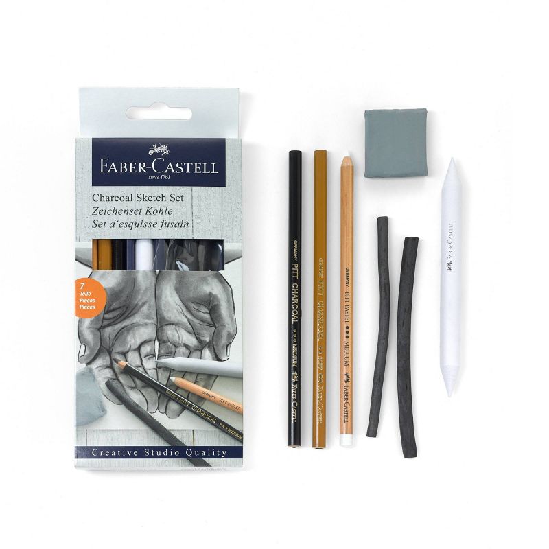 Faber-Castell 7pc Charcoal Sketch Set, 5 of 8