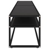 vidaXL TV Stand Black 78.7 in.x15.7 in.x15.9 in. Tempered Glass - 4 of 4