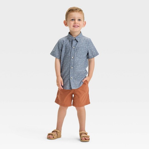 Toddler buy Boy Short Sleeve Shirt Bundle 3T