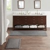 LunaLulinlk Gray 100% Cotton Tufted 3000 GSM Reversible Bath Rug Charcoal 21x34" - 3 of 4