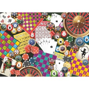 Brain Tree - Casino 1000 Pieces Jigsaw Puzzle - Random Cut - 27.5"lx19.5"w - 1 of 1