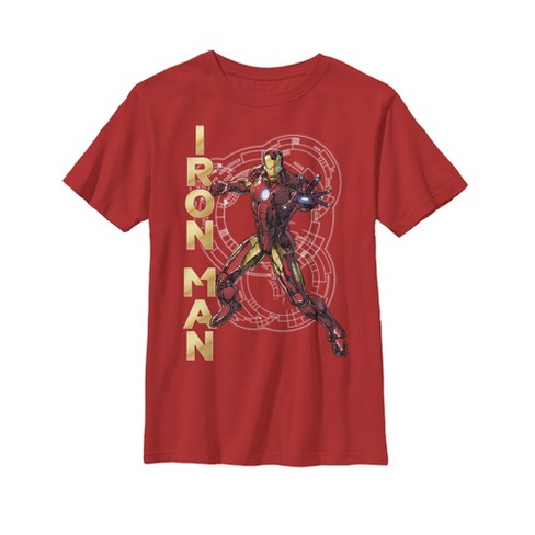 boys iron man t shirt