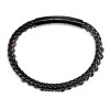 Crucible Men's Red Tiger Eye Stone Bead and Leather Bracelet - 8.25" + 0.5" Ext - 2 of 4
