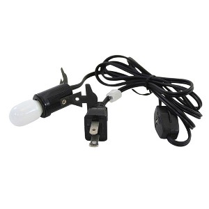 Department 56 Villages 2.0 Inch Single Black Cord With Bulb Halloween Village Accessories - 1 of 3