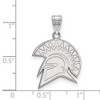 Black Bow Jewelry 14k White Gold San Jose State Spartans NCAA Large Pendant - 2 of 3