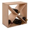 Gulches 24 Bottle Solid Wood Modular Wine Rack 100% Fir Construction, Horizontal Design for Optimal Wine Preservation,No Tools Needed for Assembly - 3 of 4