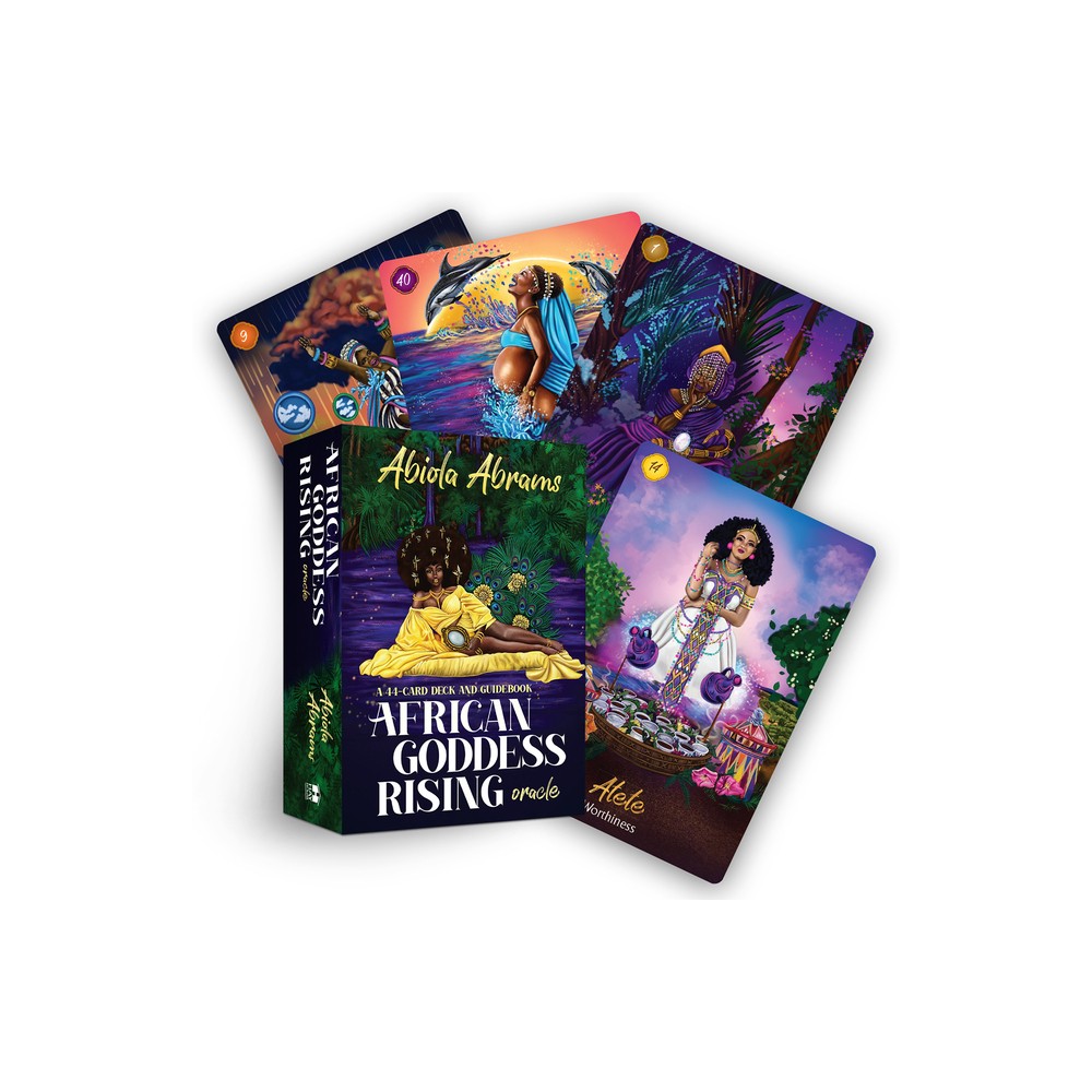 African Goddess Rising Oracle - by Abiola Abrams (Cards)