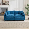 Sapphtopaz Modern Cloud Sofa Couches for Living Room with 2 Layer Upholstered Comfy Sofa with Chenille Fabric for Living Room,Apartment - 2 of 4
