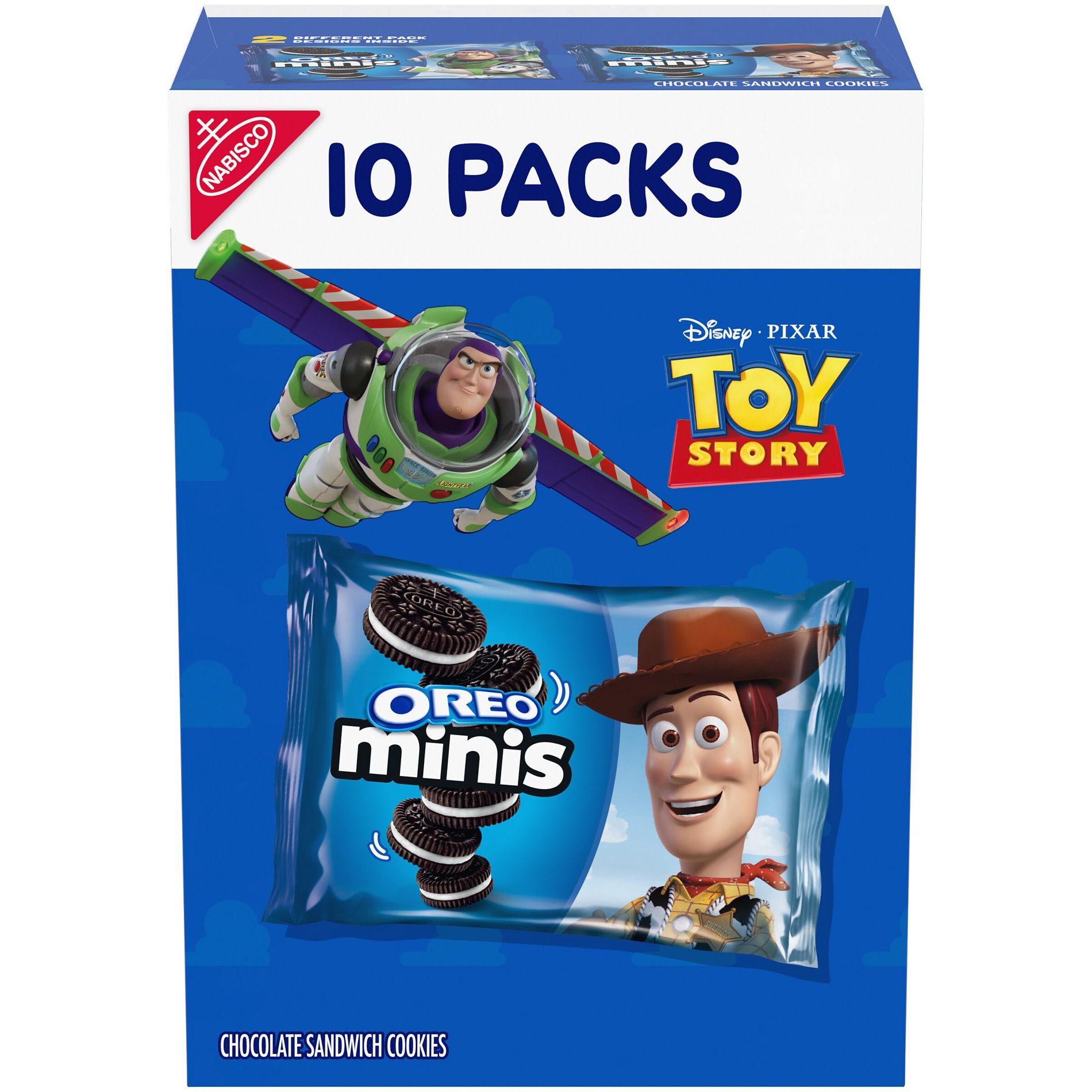 Oreo Mini Chocolate Sandwich Cookies Snack Pack - 10oz/10ct
