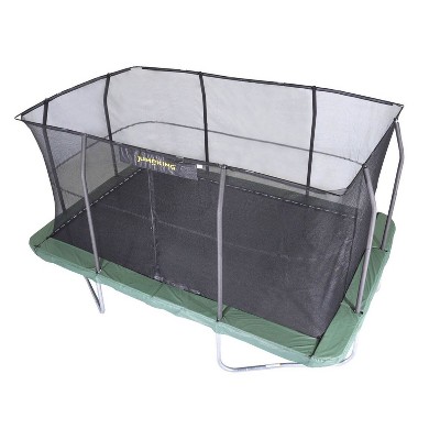 Jumpking JKRC1015BYC3 10 x 15-Foot Rectangular Trampoline and Enclosure Net Combo