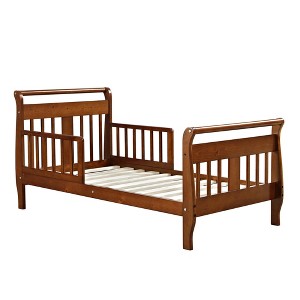 Baby Relax Apollo Sleigh Toddler Bed Walnut, Brown