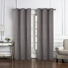 RT Designer Collection Florence Jacquard Luxurious Decorative Grommet 2 Pack Curtain Panel 36" x 84" Taupe - 2 of 4