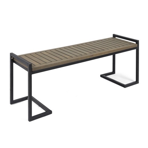 Iron bench best sale