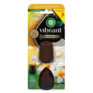 Air Wick Vibrant Essential Mist Refill - White Gardenia & Plumeria - 0.67 fl oz - 1 of 4