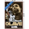 Trends International NFL New Orleans Saints - Chris Olave 24 Framed Wall Poster Prints - 3 of 4