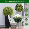 2-Pack/4-Pack Artificial Hanging Plant Balls for Indoor & Outdoor Decor, Balcony, Garden, Backyard - 4 of 4