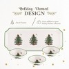 Spode Christmas Tree Rectangular Tray with Dipping Bowls, 4 Piece Holiday Serveware Set - Fine Earthenware, Dishwasher Safe - Entertaining Essential - 3 of 4