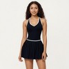 Anna-Kaci Active Women's Pleated Tennis Dress with Contrast Trim and Built-In Shorts - 2 of 4