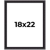 PosterPalooza | Antique Red Picture Frame - UV Acrylic, Foam Board Backing, Hanging Hardware - 2 of 4