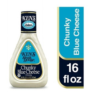 Ken's Steak House Chunky Blue Cheese Salad Dressing 16 fl oz (Pack of 4) - 1 of 1