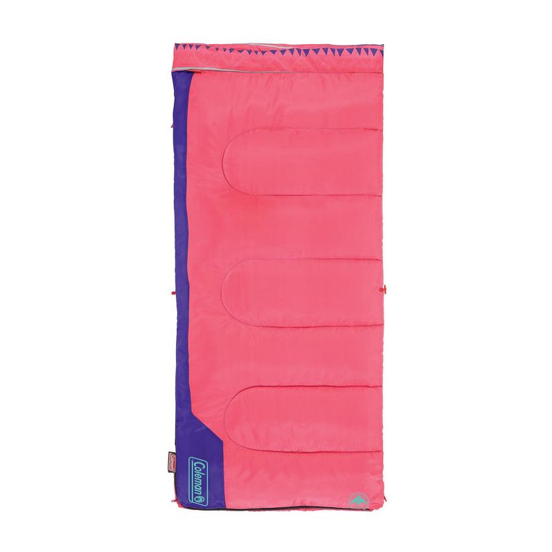 Coleman Kids&#39; 50 Degree Sleeping Bag - Pink, 1 of 7