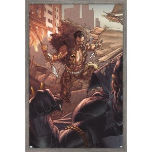 Trends International Marvel Kraven The Hunter - Black Panther: The Man Without Fear #519 Framed Wall Poster Prints - 1 of 4