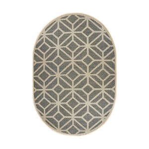 World Rug Gallery Modern Contemporary Geometric Indoor/Outdoor Area Rug - 1 of 1