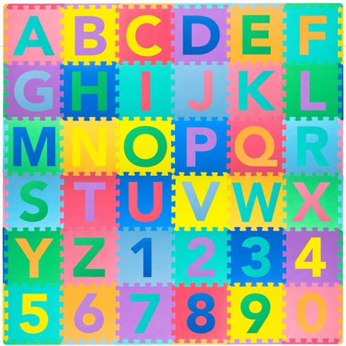 Alphabet foam cheap mat target