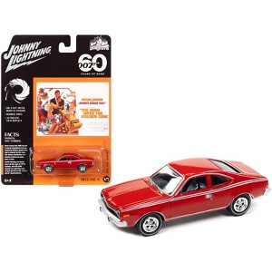 1974 AMC Hornet Red 007 James Bond "The Man with the Golden Gun" (1974) Movie 1/64 Diecast Model Car by Johnny Lightning - 1 of 3